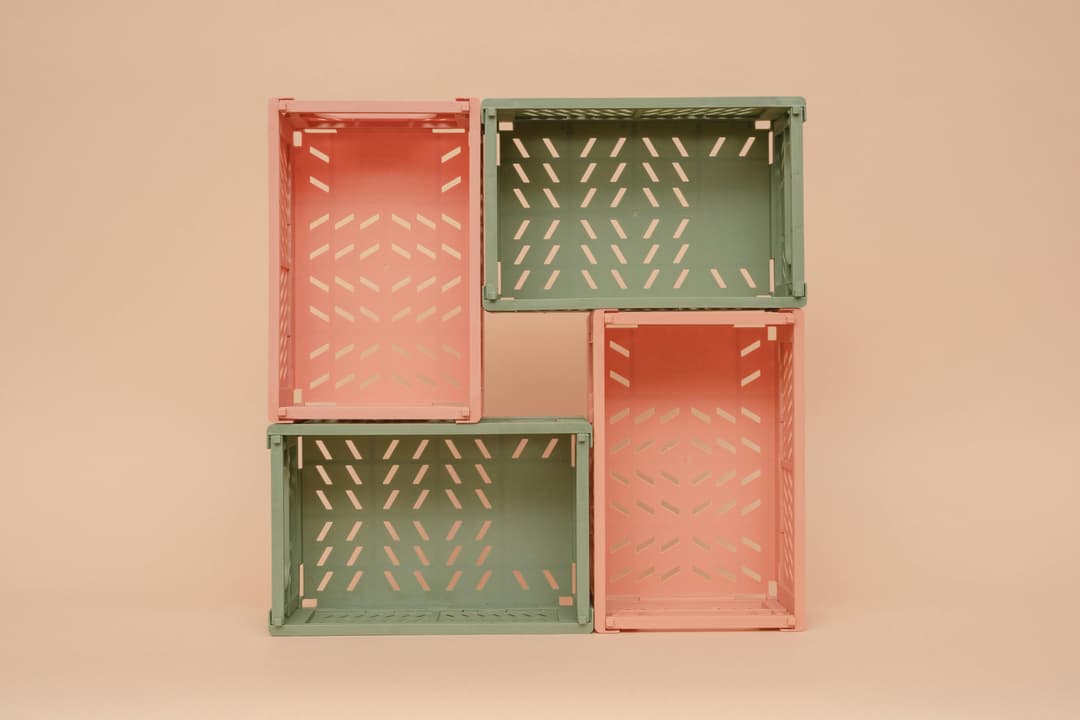 colorful boxes aligned in a square